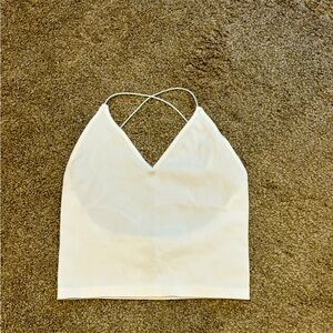 Spaghetti Strap Crop Top - ribbed